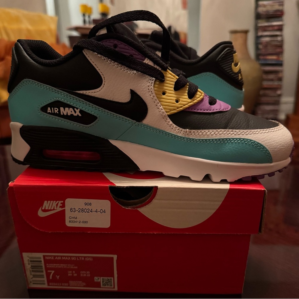 Nike Black and Blue Sneakers Air Max
